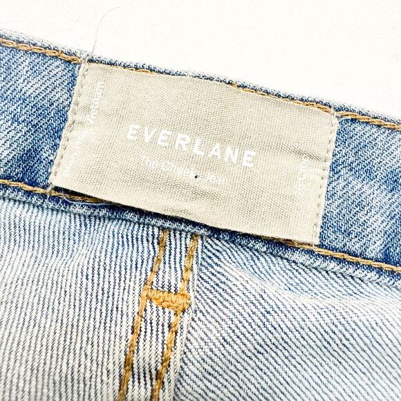 Everlane The Cheeky Jean Light Wash Denim Jeans Size 26 Crop - Picture 4 of 9